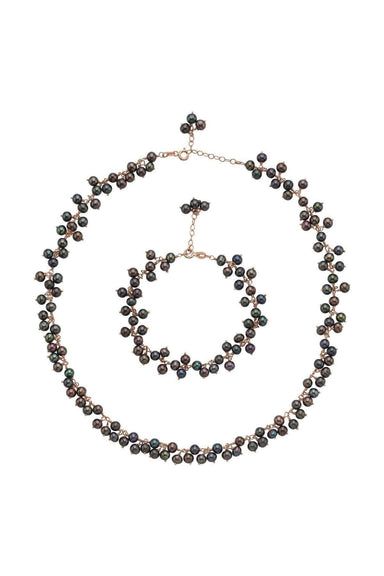 Sallantılı Doğal İnci Kolye Bileklik İkili Set | | Birinci1926