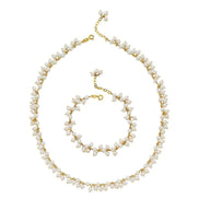 Sallantılı Doğal İnci Kolye Bileklik İkili Set | | Birinci1926