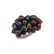 Bunch of Grapes Natural Pearl Ring
