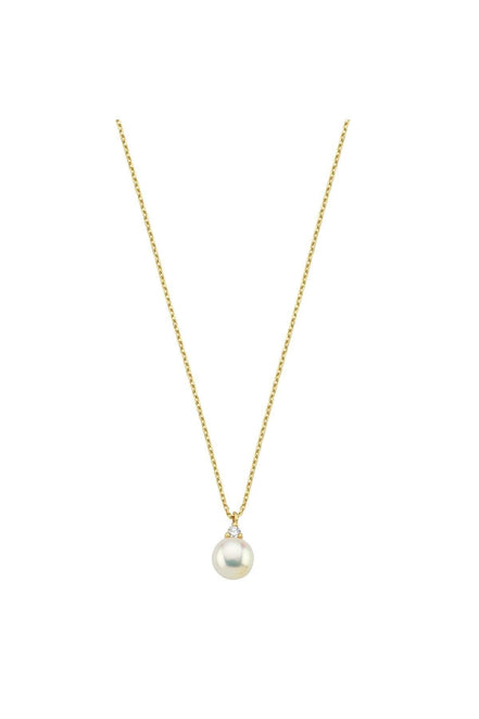 Doğal İnci 0,76 Karat Pırlantalı Kolye | | Birinci1926