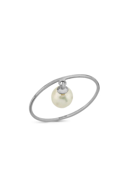 Natural Pearl Dangling Ring