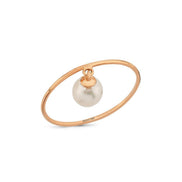 Natural Pearl Dangling Ring