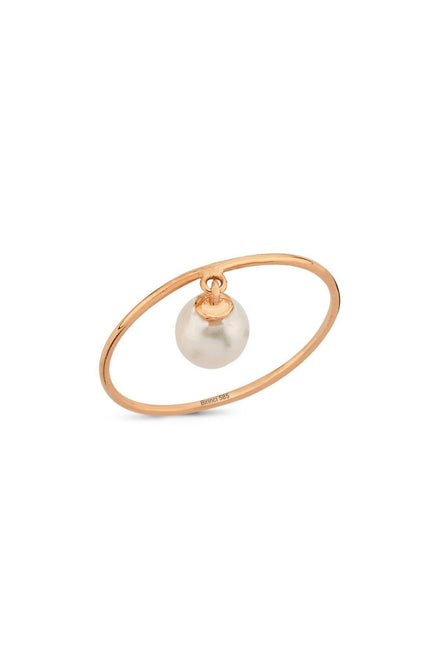 Natural Pearl Dangling Ring