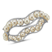 Natural Pearl Cuff Bracelet