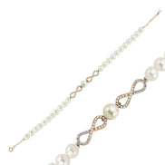 Sonsuzluk Taşlı Doğal İnci Bileklik | | Birinci1926