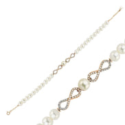 Sonsuzluk Taşlı Doğal İnci Bileklik | | Birinci1926