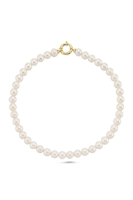 Denizci Kilit Doğal İnci Kolye Bileklik İkili Set | | Birinci1926