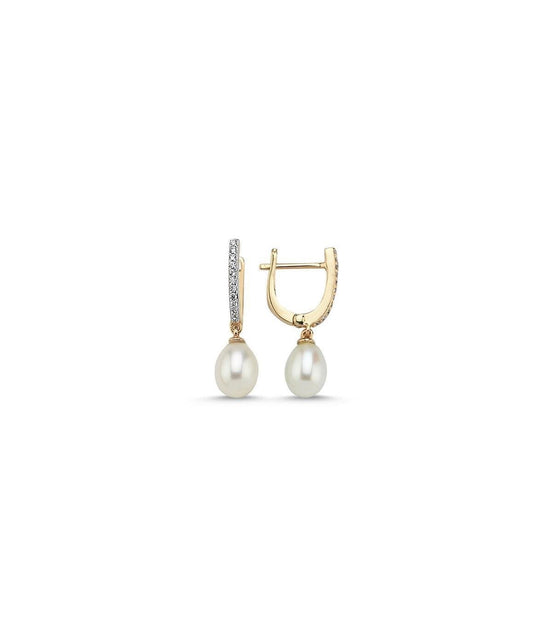 Natural Pearl Dangling Stone Earring