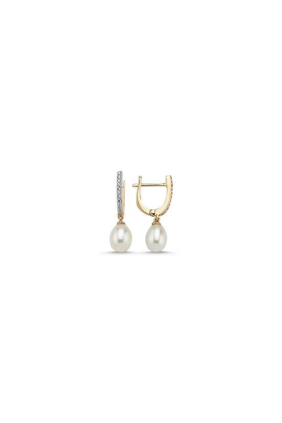 Natural Pearl Dangling Stone Earring