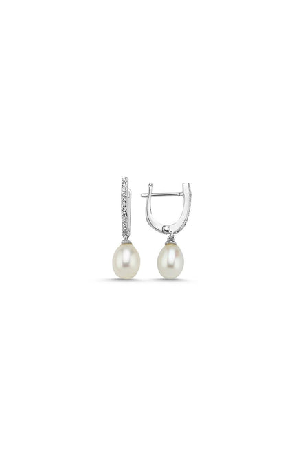 Natural Pearl Dangling Stone Earring
