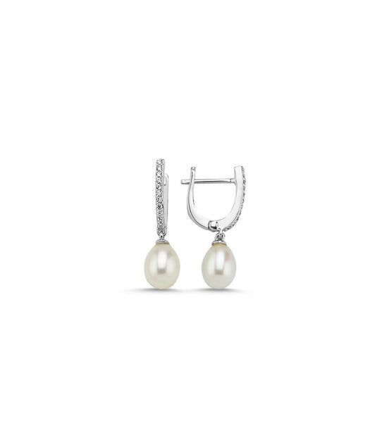 Natural Pearl Dangling Stone Earring