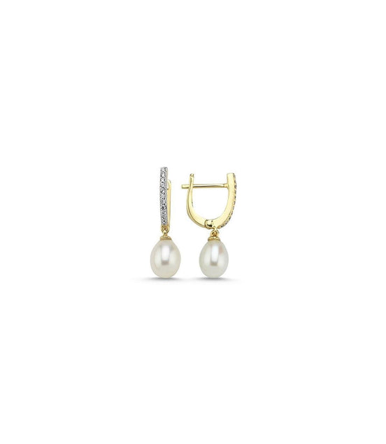 Natural Pearl Dangling Stone Earring