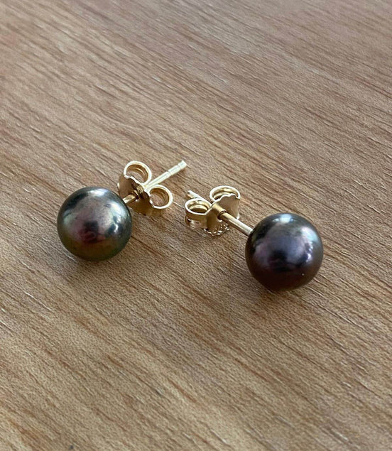 Natural Pearl Men Earring