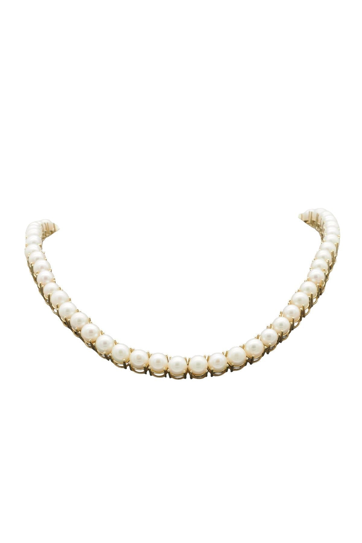 Four Toothed Natural Pearl Necklace
