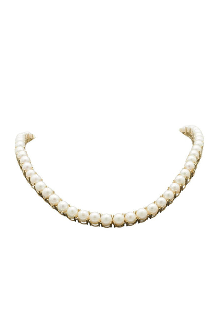 Four Toothed Natural Pearl Necklace