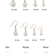 Rhodesian White Natural Pearl Earrings