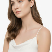 Pearl Earrings with Diamonds