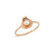 Oyster Natural Pearl Ring