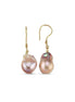 Multicolor Natural Baroque Pearl Earring
