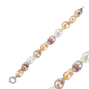 Multicolor Natural Baroque Pearl Bracelet