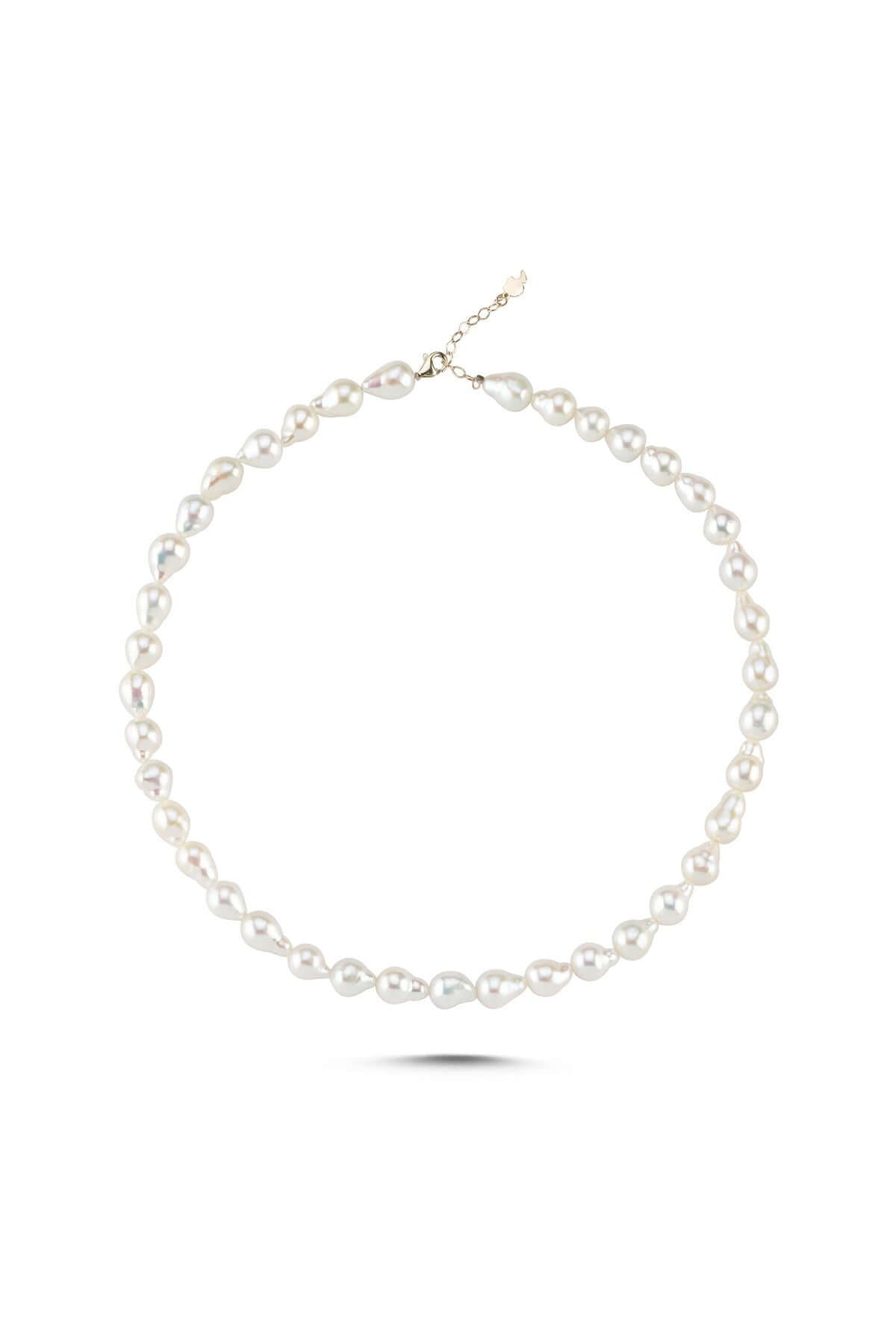 Lined Up Drop Natural Pearl Necklace