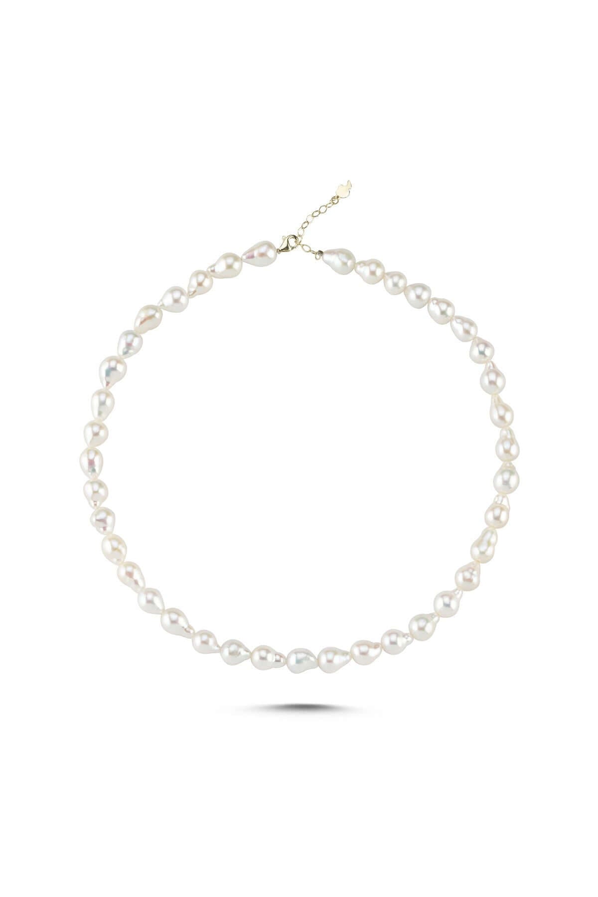 Lined Up Drop Natural Pearl Necklace